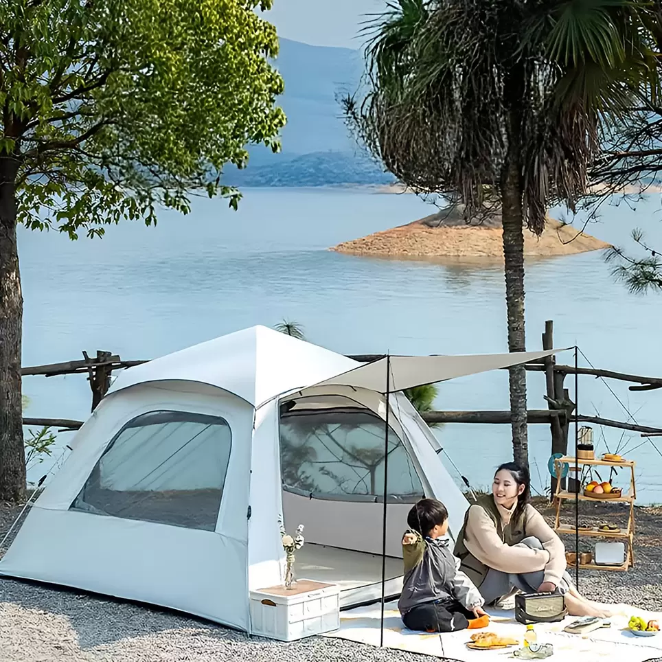 Bærbare udendørs campingtelte